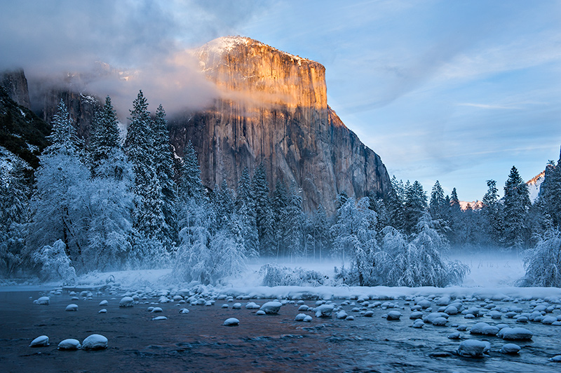 El Capitan and Merced River, Yosemite, CA