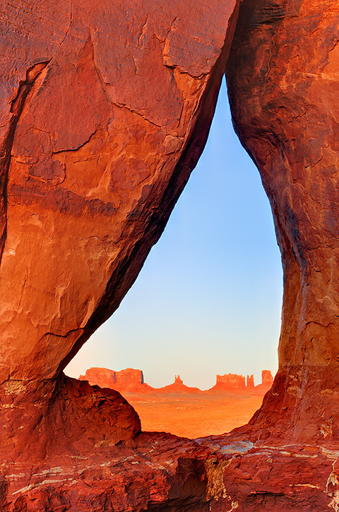 Tear Drop Arch, Monument Valley Tribal Park, AZ