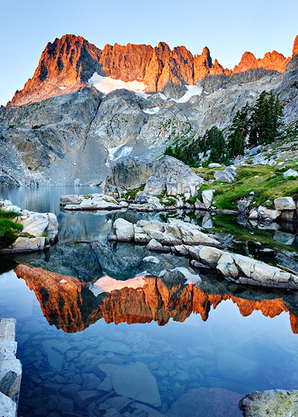 Iceberg Lake Sunrise, Eastern Sierra, CA