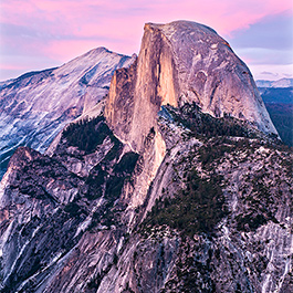 Half Dome at Dusk, Yosemite, CA
