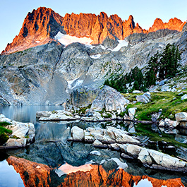 Iceberg Lake Sunrise, Eastern Sierra, CA