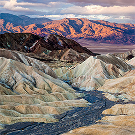 Zabriskie Point Sunrise, Death Valley, CA